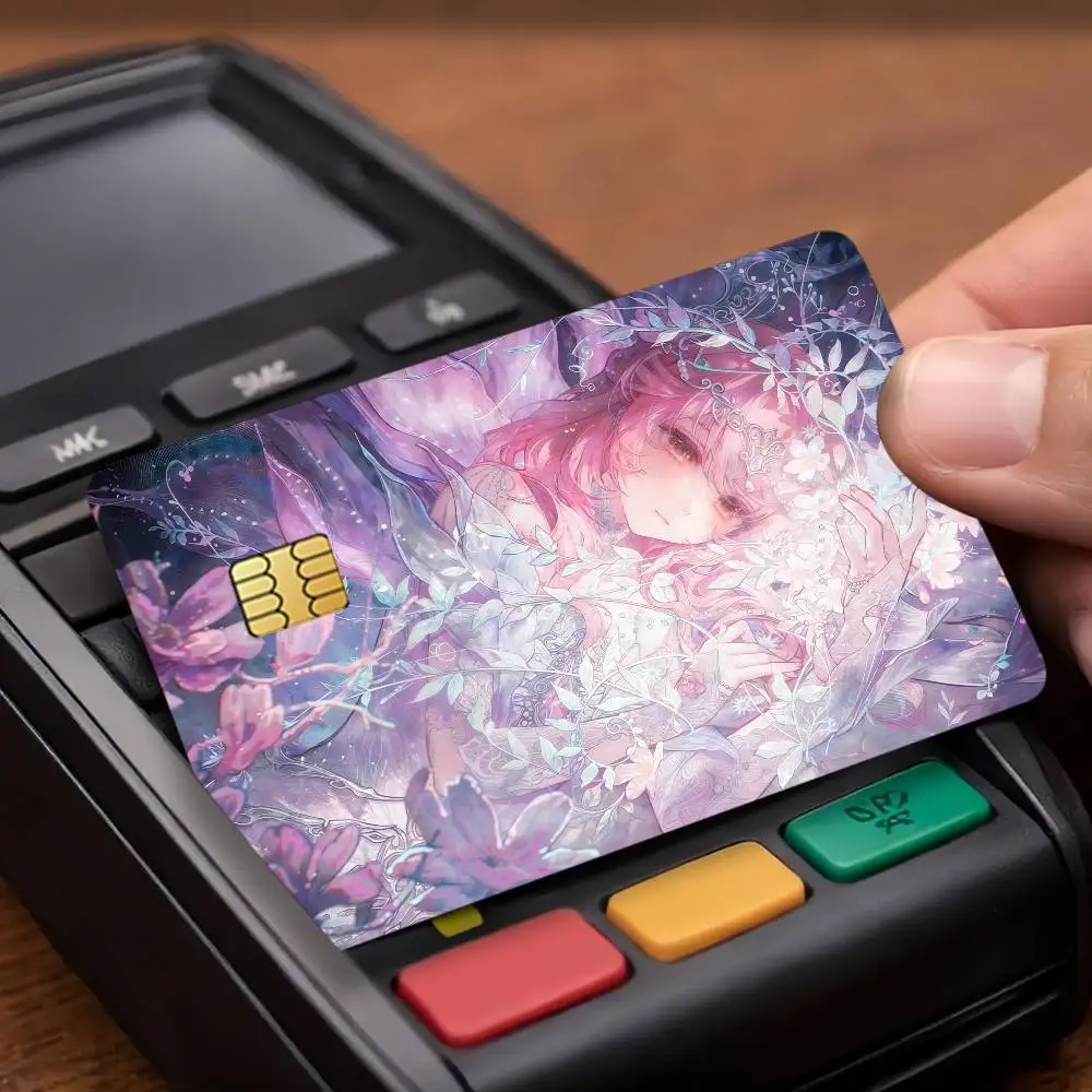 Game Infinity Nikki Credit Card Public Transportation Cards Protective Sticker Waterproof Card Face Decoration 4PCS