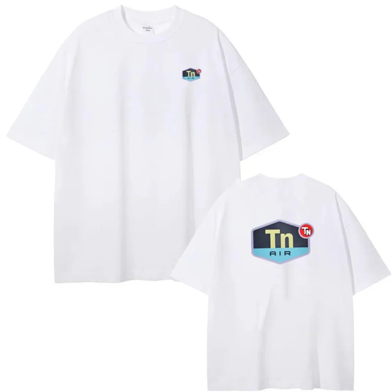 100% قطن تي شيرتات بأكمام قصيرة للرجال والنساء، طباعة كرتونية جديدة، قمصان كاجوال فضفاضة ومريحة بأكمام قصيرة.