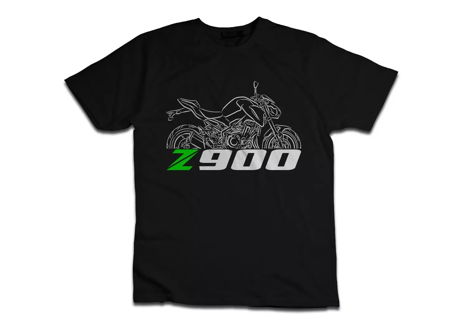 

Z900 2017-2024 Motorcycle T shirt Graphic Casual Summer Short Sleeves 100% Cotton Cool Tee