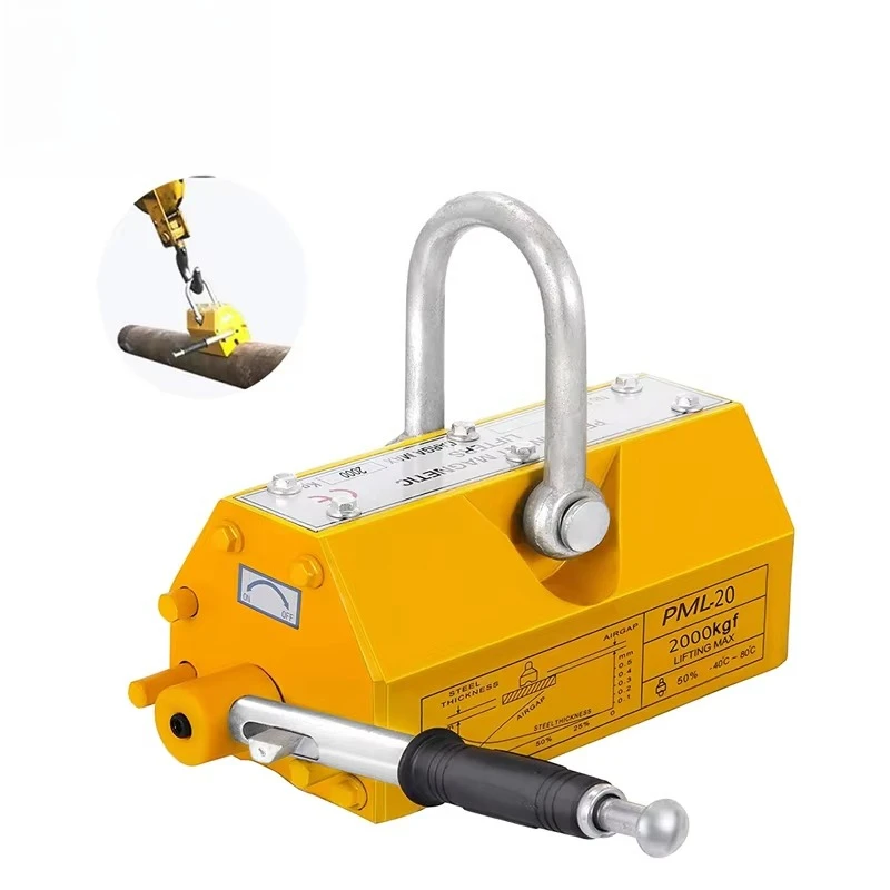 Hot Sale 400kg 600kg 1000kg 2000kg 3000kg 5000kg Permanent Magnetic Lifter Metal Scrap Lifting Magnet for Steel Sheets