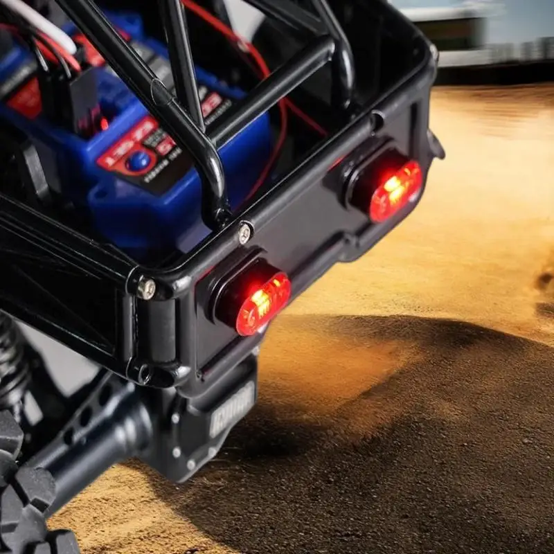 Trx4 D90 D110 Rc4wd Scx10 90046 TAMIYA 90053 1/10 1/14 RC 자동차 LED 경고등 프로필 라이트 1세트