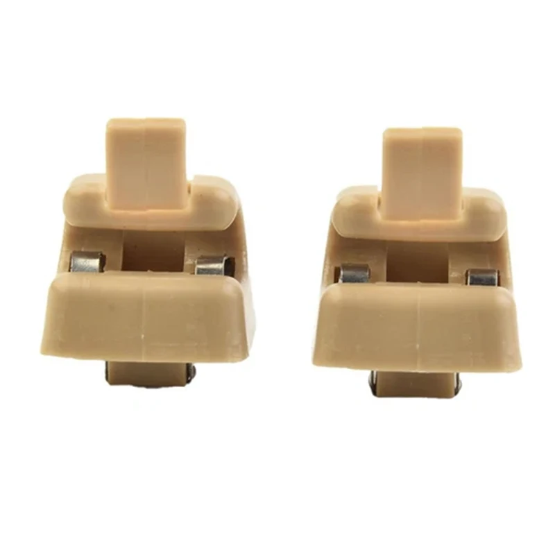 2pcs Sun Visors Clips Sunshade Clip Bracket Replacement For Mercedes Benz W123 W124 W126 W140/W201 Car Interior Accessories