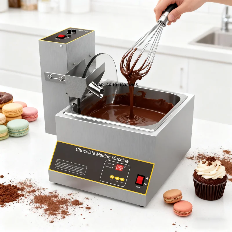 

Milk Chocolate Making Machine Easy to Use with Stainless Steel 304 Body and 1 Year Warranty
