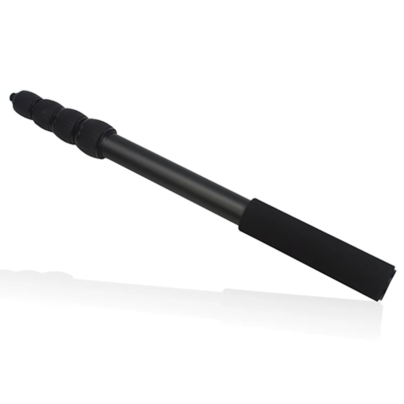 ذراع بوم الميكروفون، ذراع ميكروفون محمول قابل للتمديد مكون من 5 أقسام مع 3/8 بوصة، أطول إلى 5 أقدام قابل للتعديل