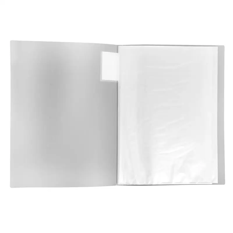 

20 Pages A3 Material File Folder Display Book Transparent Insert Paper Document Organizer Bag Office School Supplies