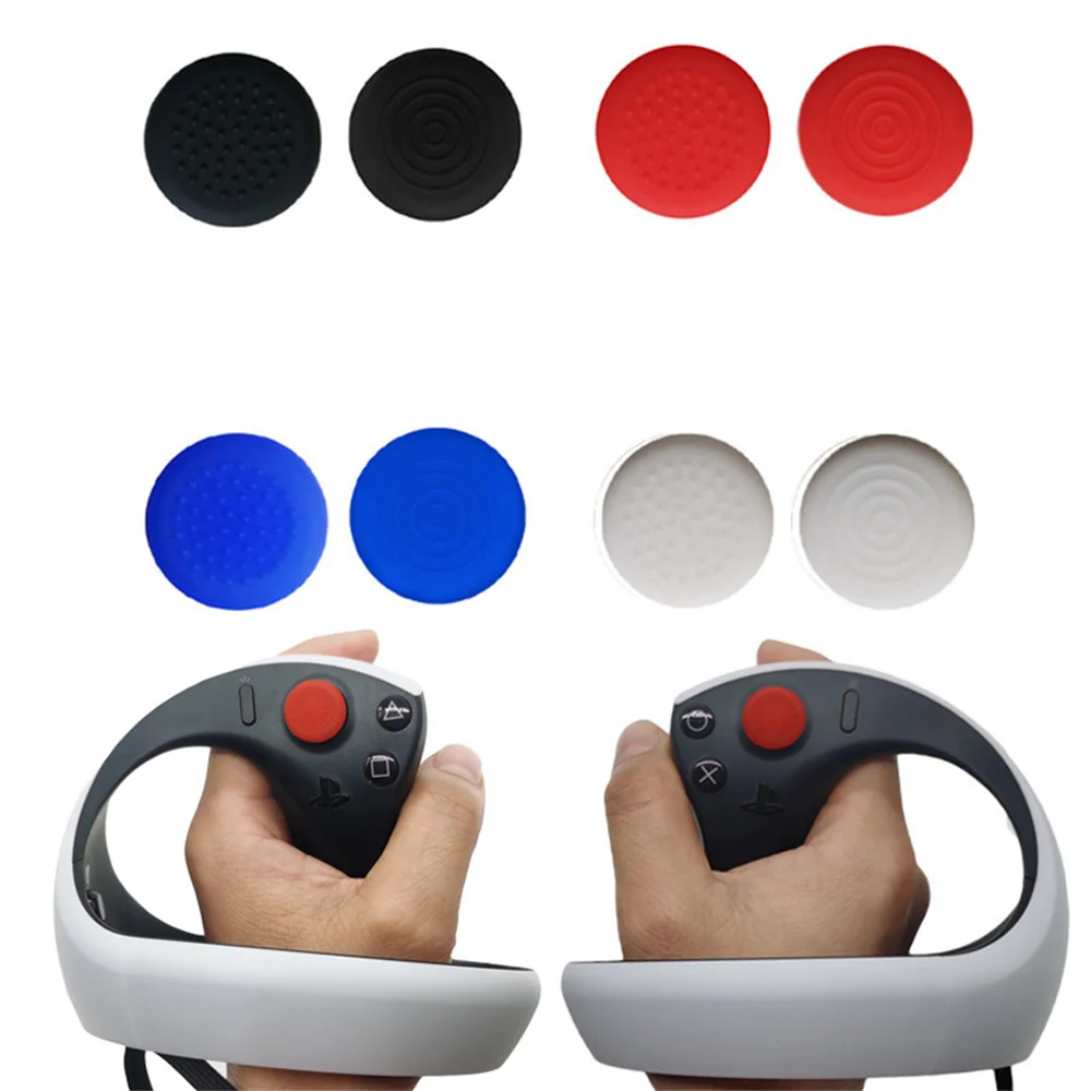 1 Paar Silikon-Daumens tiel kappen für ps vr2 Controller Ersatz Anti-Rutsch-Kappe Controller Joystick Daumen griff Schutzhülle