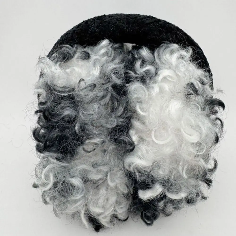 New Foldable Earmuffs Curly Faux Fur Knitted Headband Faux Fur Earmuffs Warm Ear Coverage Soft Winter Earmuffs