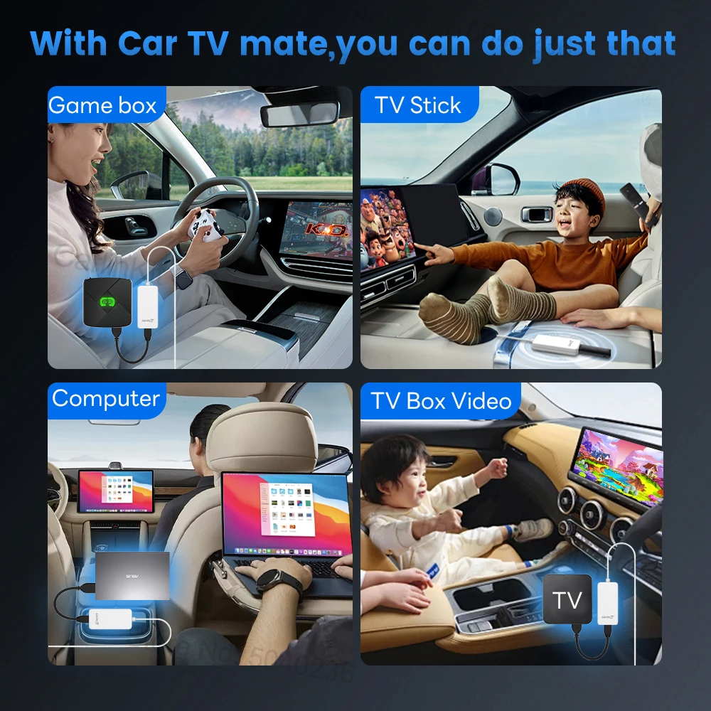 Carlinkit-車のマルチメディアアダプター,aiボックス,hdmiマルチメディアアダプター,TVメイト,有線Carplayからhdmi,ビデオ入力,TVスティック,ゲームコンソール