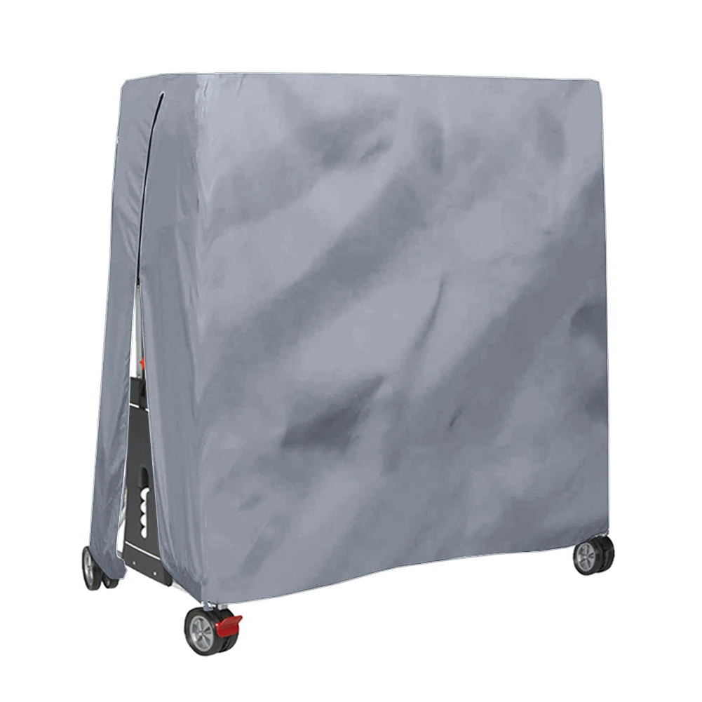 

210D Oxford Fabric Ping Pong Table Storage Cover Dustproof Table Tennis Table Protector Cover Zipper for All Weather Protection