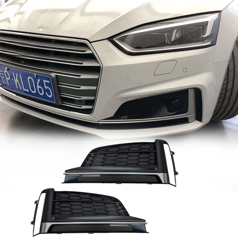 

Suitable For Audi A5 S5 Fog Light Frame 2017 2018 2019 Fog Light Cover Grille High-end Racing Grills