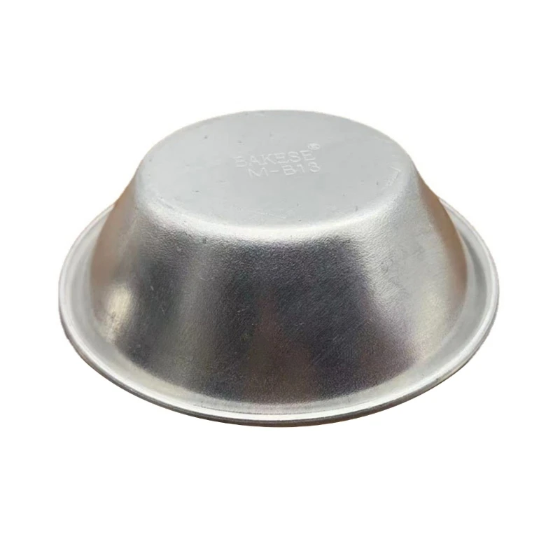 50pcs Nonstick Cups Aluminiums Eggs Tart Moulds Metal Darioles Molds 45BE