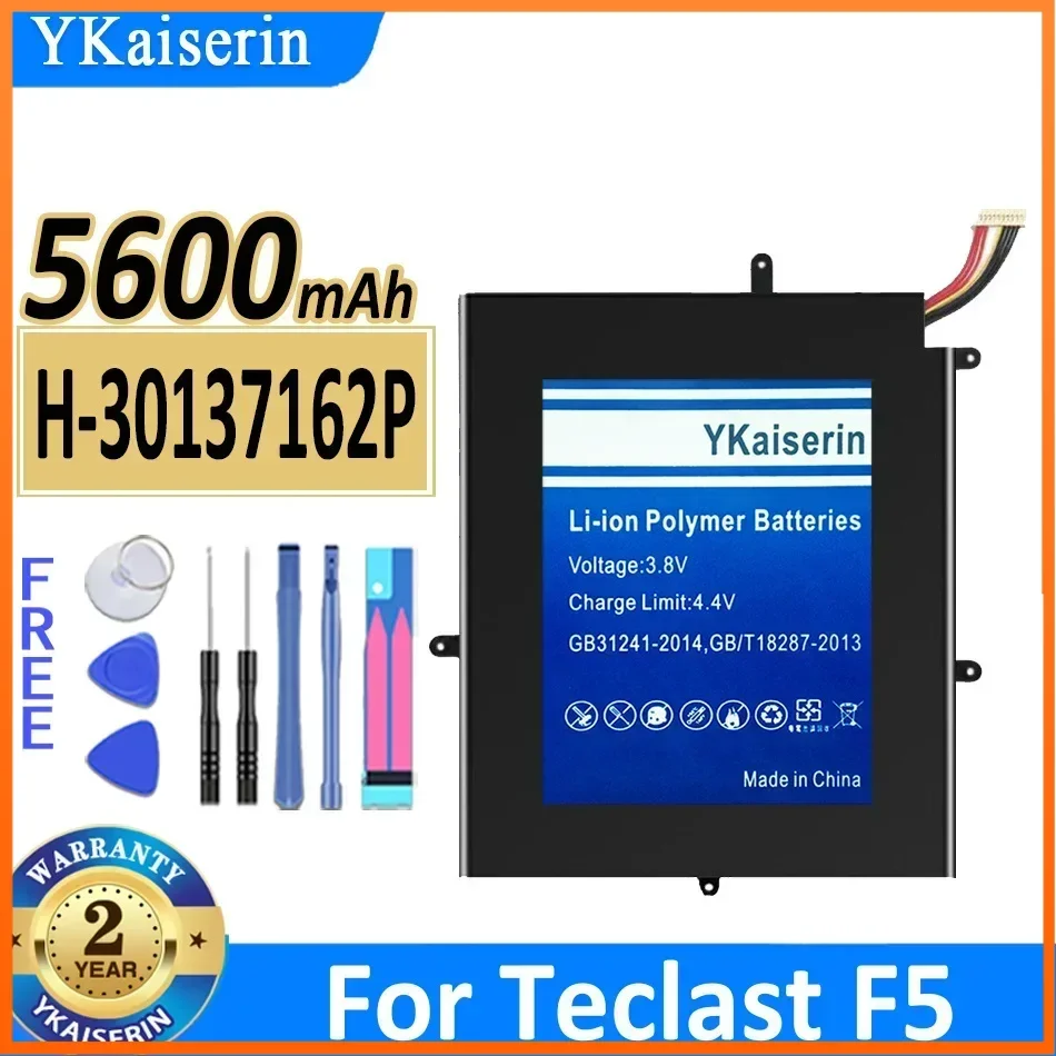 5600mAh YKaiserin Battery H-30137162P For Teclast F5 2666144 NV-2778130-2S for JUMPER Ezbook X1 Batteries