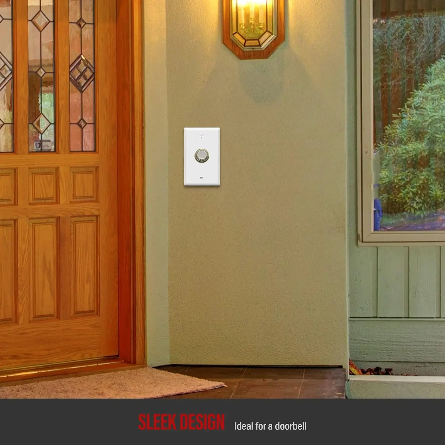 [XMSJ-Limited Stock, Buy Now!]0.625" Hole Phone/Cable Wall Plate, Standard Size 1-Gang 4.50" x 2.76", Polycarbonate Thermoplasti