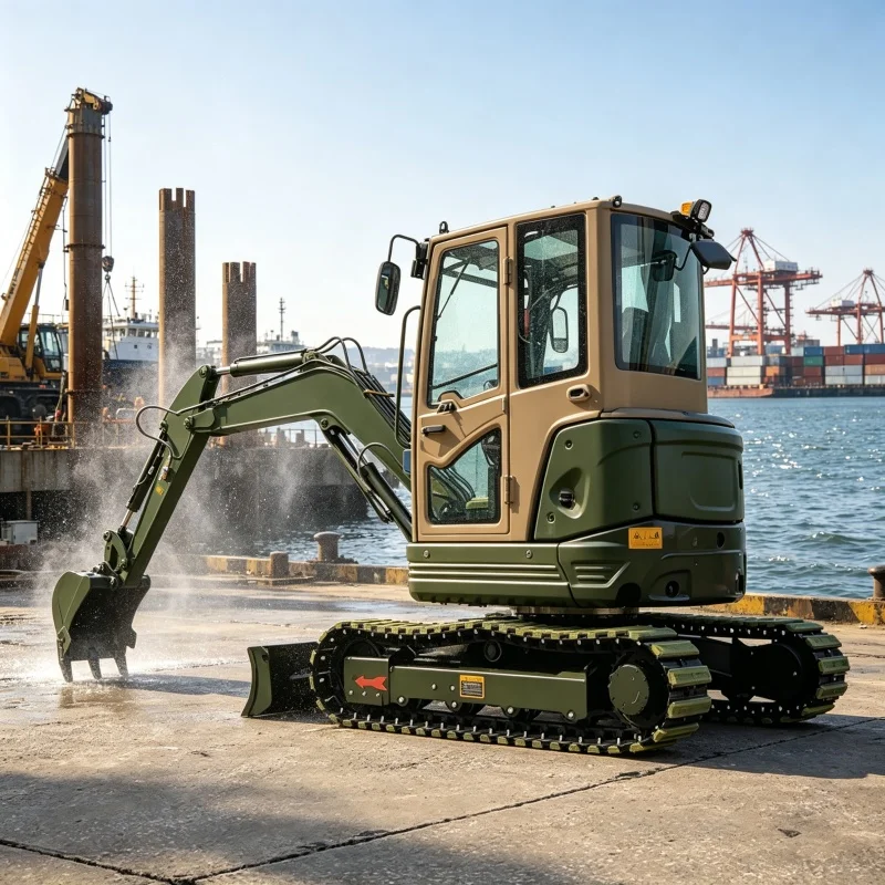 Export Standard Low Failure Rate Quick Attachment Swap Mini Excavator Small Excavator