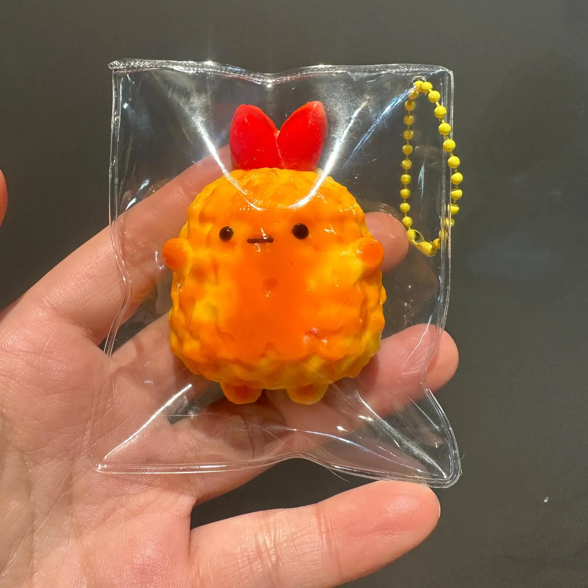 2024 NEW Mochi  Taba Squishy Tempura Fried Shrimp Fried Chicken Tofu Chunks Bread Handmade Silicone Fidget Kawaii Girl Toy Gift