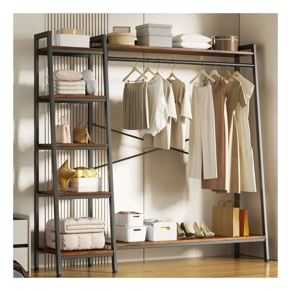 Cross-border source factory Modern simple household bedroom Floor-to-ceiling hanger Easy storage drying rack