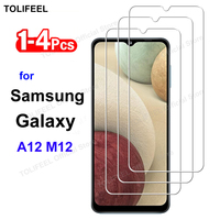 Tempered Glass For Samsung Galaxy A12 M12 Screen Protector Film HD Crystal 9H Protective Transparent Phone Glass