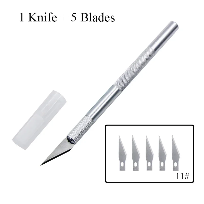 ScrapCraft Carving Knife for Scrapbook/Card Making Precision Hobby Tool Pottery/Ceramic Clay Sculpting Cutter Art Knife​​ DIY