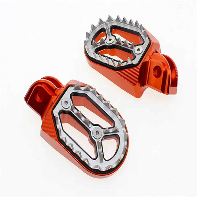 

Алюминиевые широкие подножки Steel Shark Teenth для KTM 250SX 125-530 EXC/EXC-F 1998-2016, 150-300XC 2006-2016