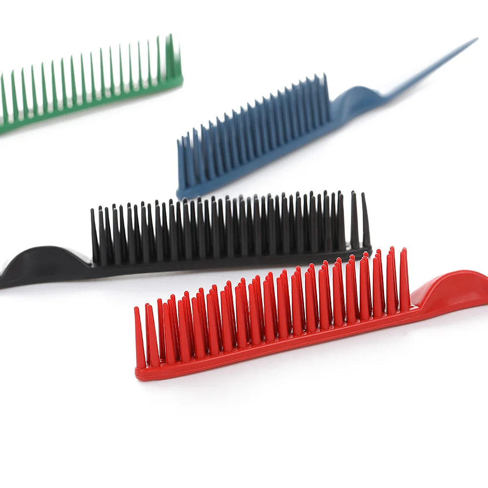 3 Rows Detangling Comb Curly Defining Hairdressing Hair Styling Brush Anti-static Comb Hairbrush Professional Barber Salon Tools