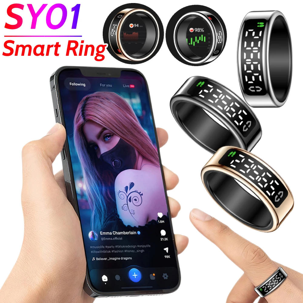 Smart Ring Display: Der ultimative Gesundheits- und Fitness-Tracker für Frauen und Männer