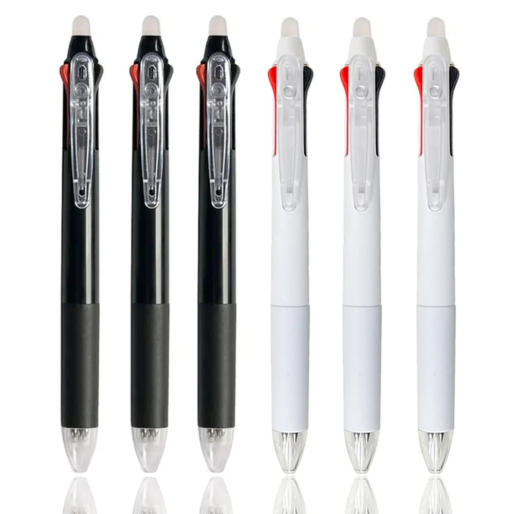 Kreativer 3-in-1-Mehrfarbstift, 0,5 mm, löschbares Gelstift-Set, magische Tinte, 3 Farben, Nachfüllungen, waschbarer Griff, Büro, Schule, Schreibwaren – Detail 1
