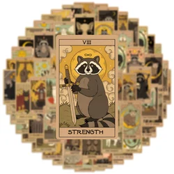 10/30/60pcs Vintage Classic Tarot Card Stickers Decoration Decals Toy Gift DIY Laptop Suitcase Skateboard Cool Sticker Packs