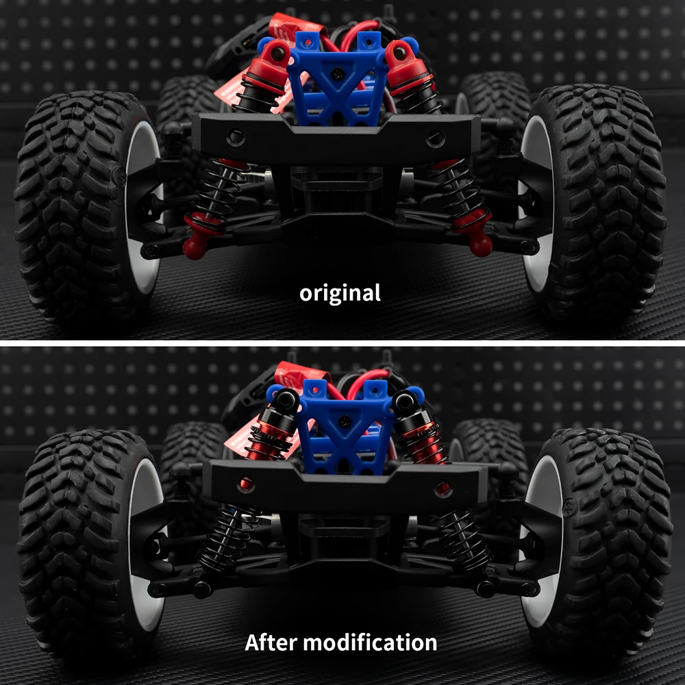 YEAHRUN Ammortizzatore anteriore e posteriore in metallo per parti di aggiornamento per auto camion LaTrax Teton 1/18 RC