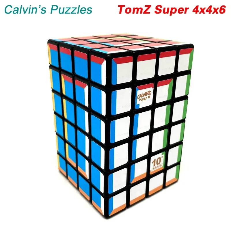 TOMZ ลูกบาศก์มหัศจรรย์4x4x6ทรงลูกบาศก์คาลวิน, ของเล่นเพื่อการศึกษาปริศนาบิดเร็วระดับมืออาชีพ