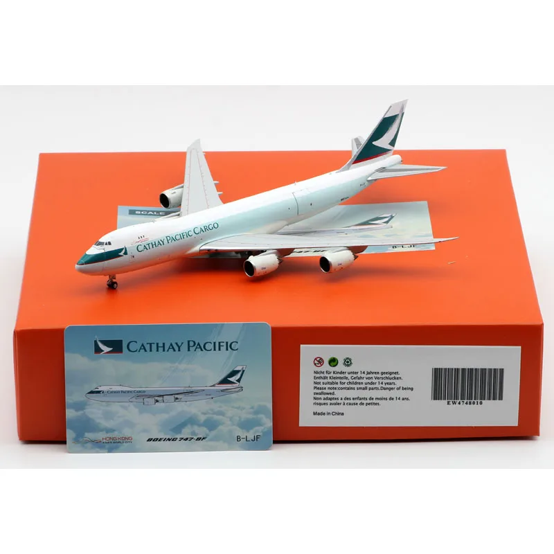 

EW4748010 Alloy Collectible Plane JC Wings 1:400 Cathay Pacific Cargo Interactive Boeing B747-8F Diecast Aircraft Model B-LJF