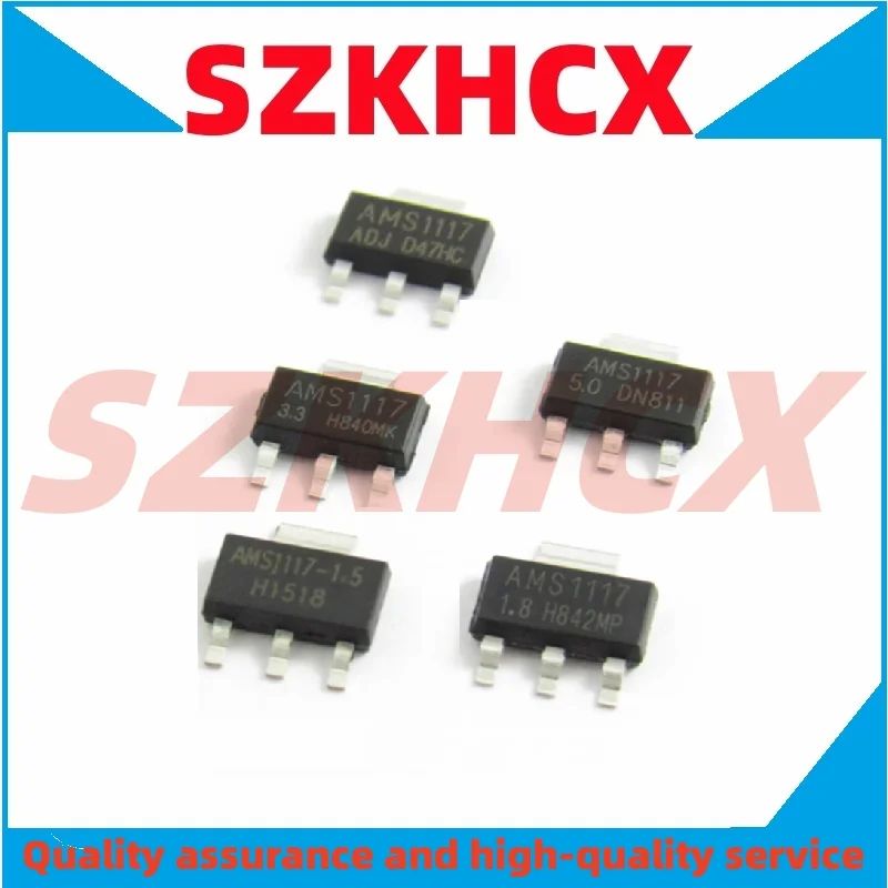 50PCS/LOT AMS1117 series AMS1117-3.3V AMS1117-ADJ AMS1117-1.8V AMS1117-1.2V AMS1117-5.0V AMS1117-2.5V AMS1117-3.3 AMS1117-5.0