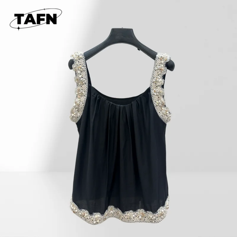 

Imported Silk Cotton Fabric Light and Comfortable Vest Trendy Comfortable Refined High Street Cozy Style in Cold Weather AG2005