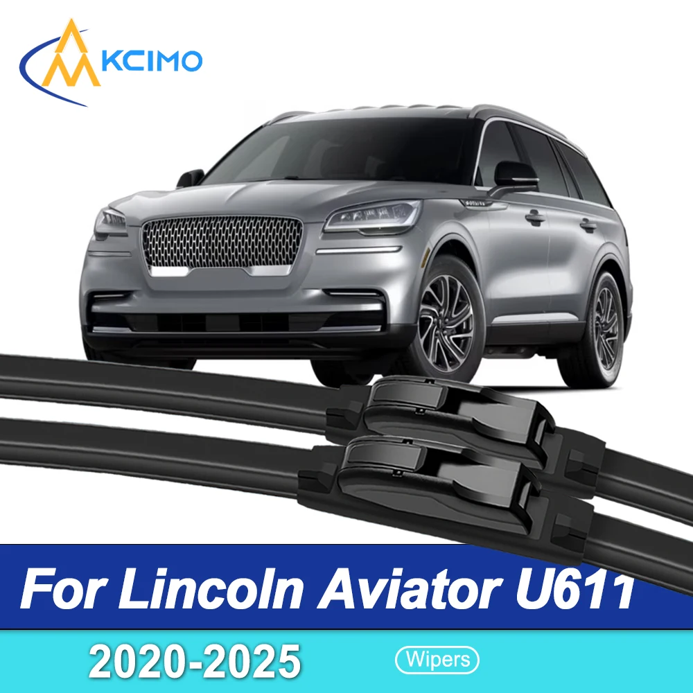 

All Weather Long Lasting Wipers For Lincoln Aviator U611 2020-2025 Front Window Full Kit