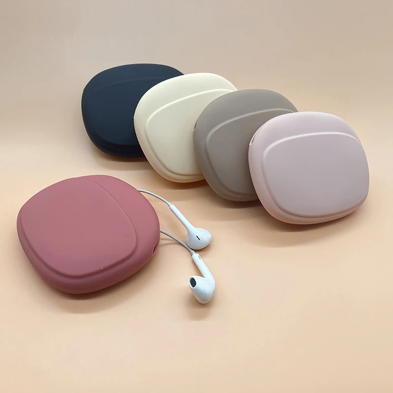 Portable Data Cable Storage Case Silicone Earphone Bag Multifunctional Phone Charger Data Cable Storage Box