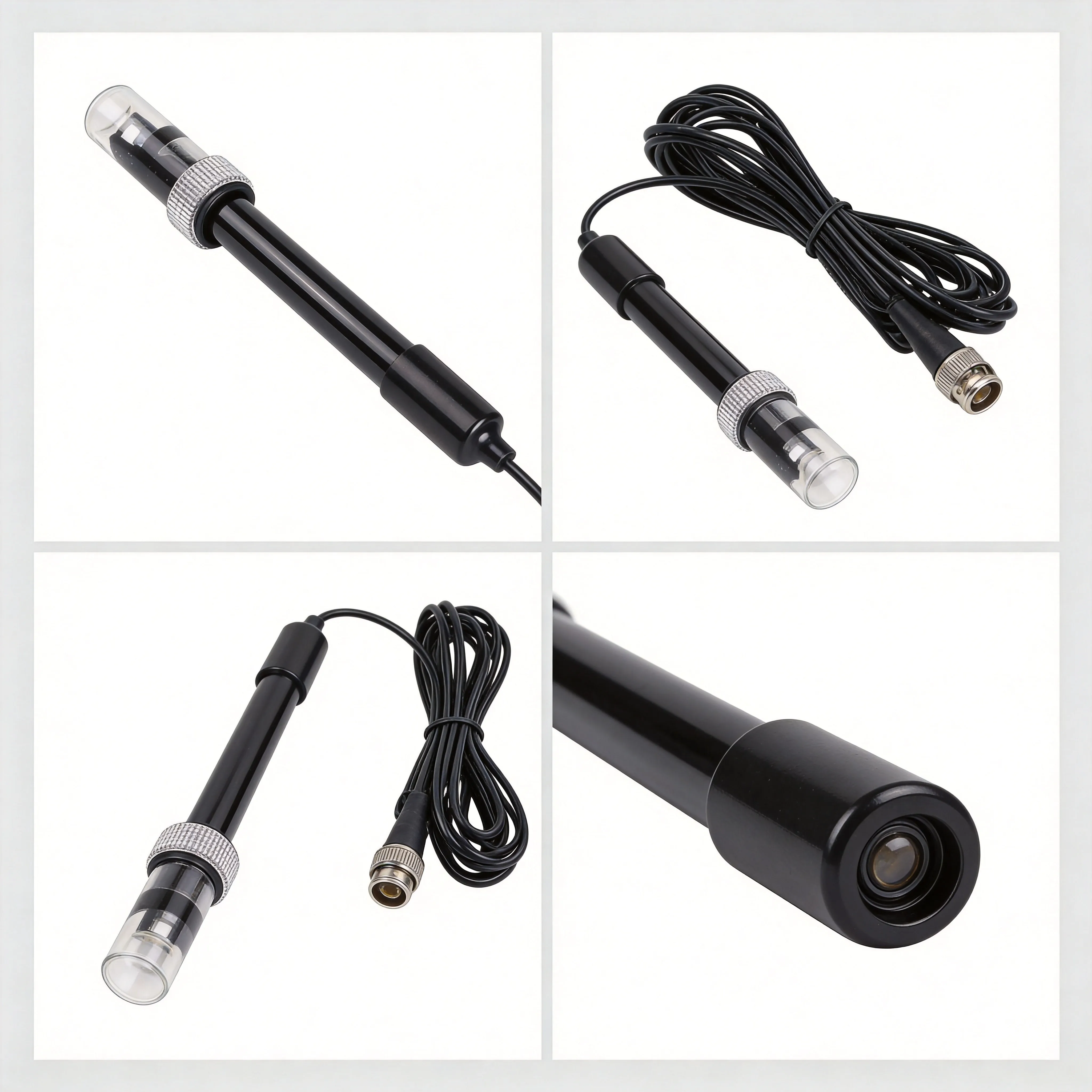 1 Stück PH-Elektrodensonde 0-14 mit BNC-Anschluss, 115 cm langes Kabel für Wasser, Pool, Aquarium, Hydrokultur, Wein, Spa-Tests