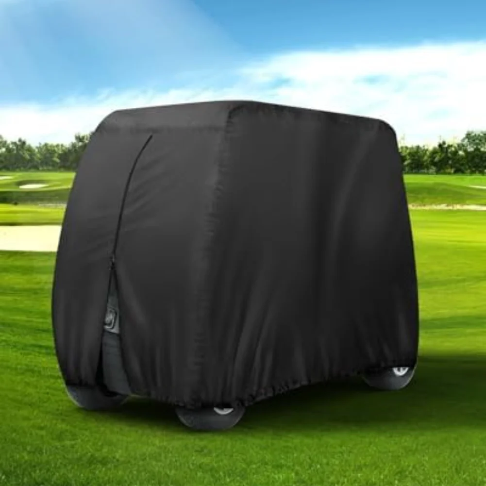 

Golf Cart Cover Extended Roof Compatible 210D Waterproof Oxford Cloth Dustproof Protection for Outdoor Club Cart Use