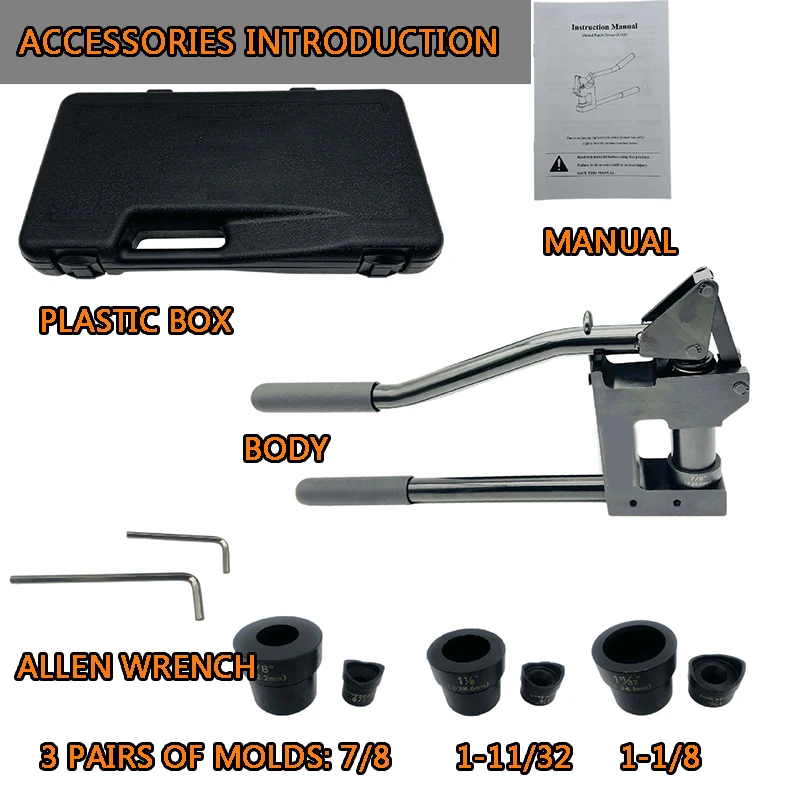 

Customizable Useful Exclusive price Mechanical Hole Opener Cc-100 Manual Demoulding Punch Plastic Box Packaging Opening Punching