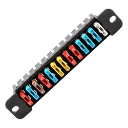 13 Way Blade Automotive Fuse Block 41.3722 KX12V170CB05 Fuse Box Multi-channel Fuse Holder For Russia Car Vaz 2103 2106 LADA