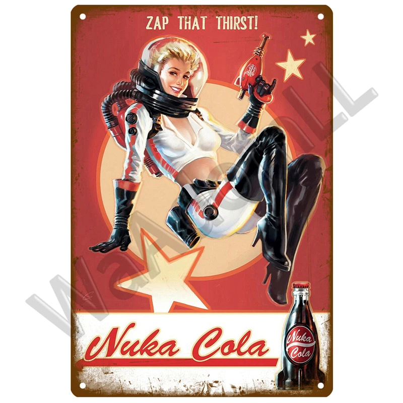 Vintage Decor Fast Food Tin Sign Plaque Metal Sign Retro Plate Cake Poster Wall Decor For Kitchen Cafe Diner Bar Pub Accessories