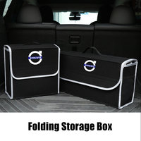 Car Interior Storage Organizer Folding Storage Box Accessories For Volvo Rdesign V40 V50 S40 S80 XC60 S90 XC90 S60 XC40 V90 EM90