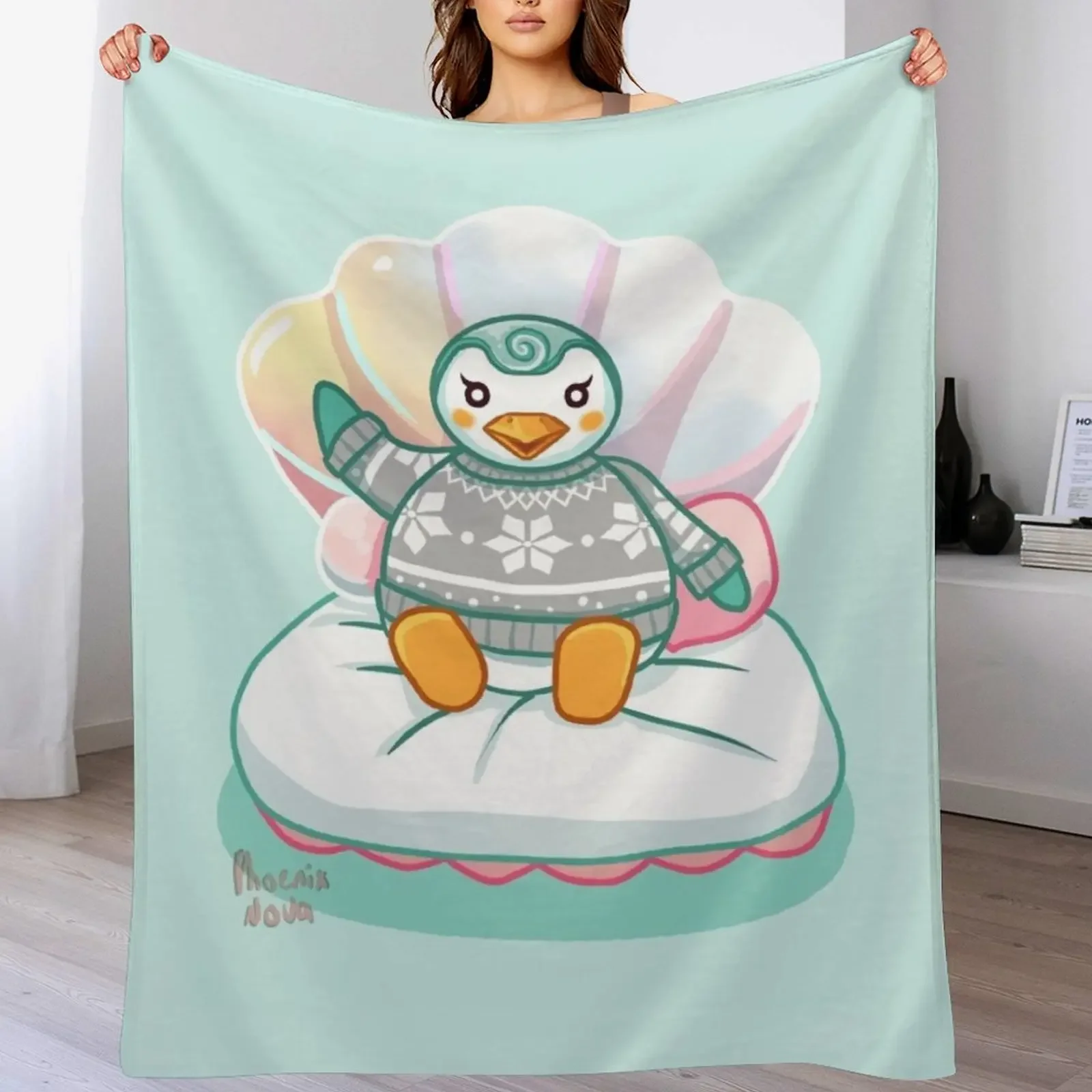 Sprinkle in Her Shell Throw Blanket heavy to sleep Bed Fashionable Baby Blankets