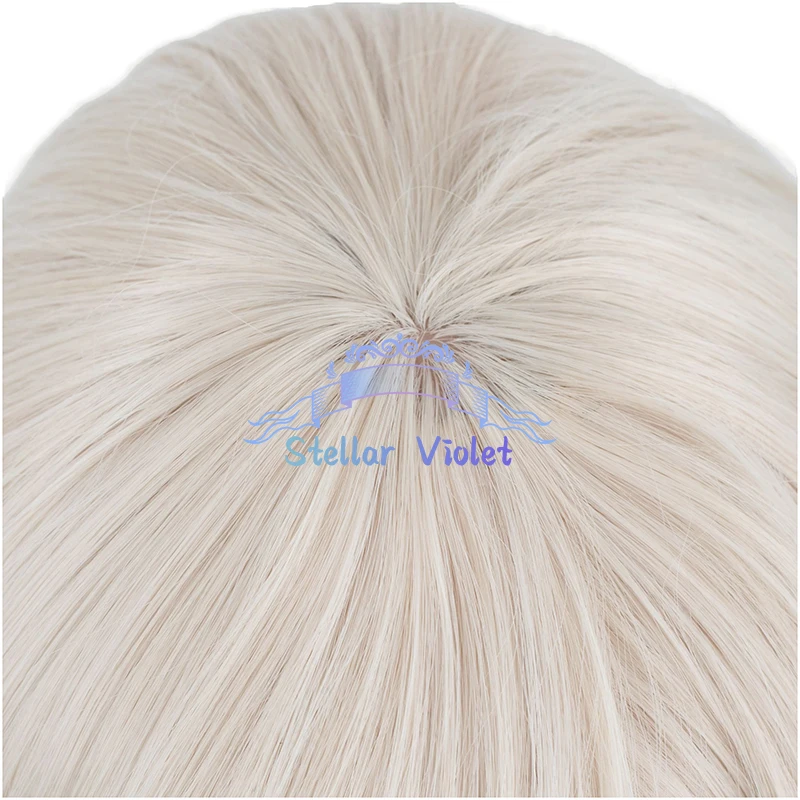 Peruka Azur Lane Wig Owari Cosplay Peruki Kostiumy Cosplay 95CM Długie Włosy Złote Podwójne Kucyki Plecione Owari Syntetyczne Peruki Impreza