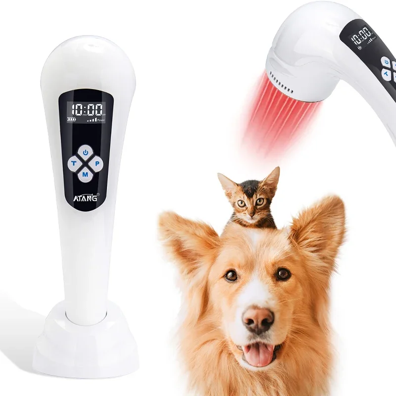 

Pet Pain Relief 650nm 808nm Cold Low Level Laser Red Light Therapy Device Dog Cat Body Physical Muscle Therapy Equipment