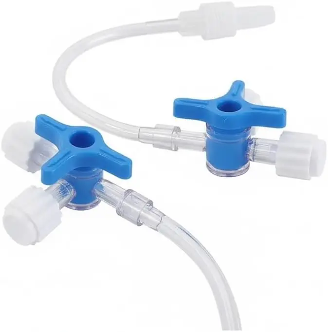 Disposable laboratory valve with Luer connection, sterile and independent packaging, 10 pieces