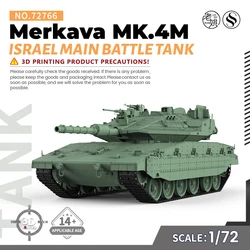 SSMODEL SS72766 1/72 25mm Military Model Kit Israel Merkava MK.4M Main Battle Tank