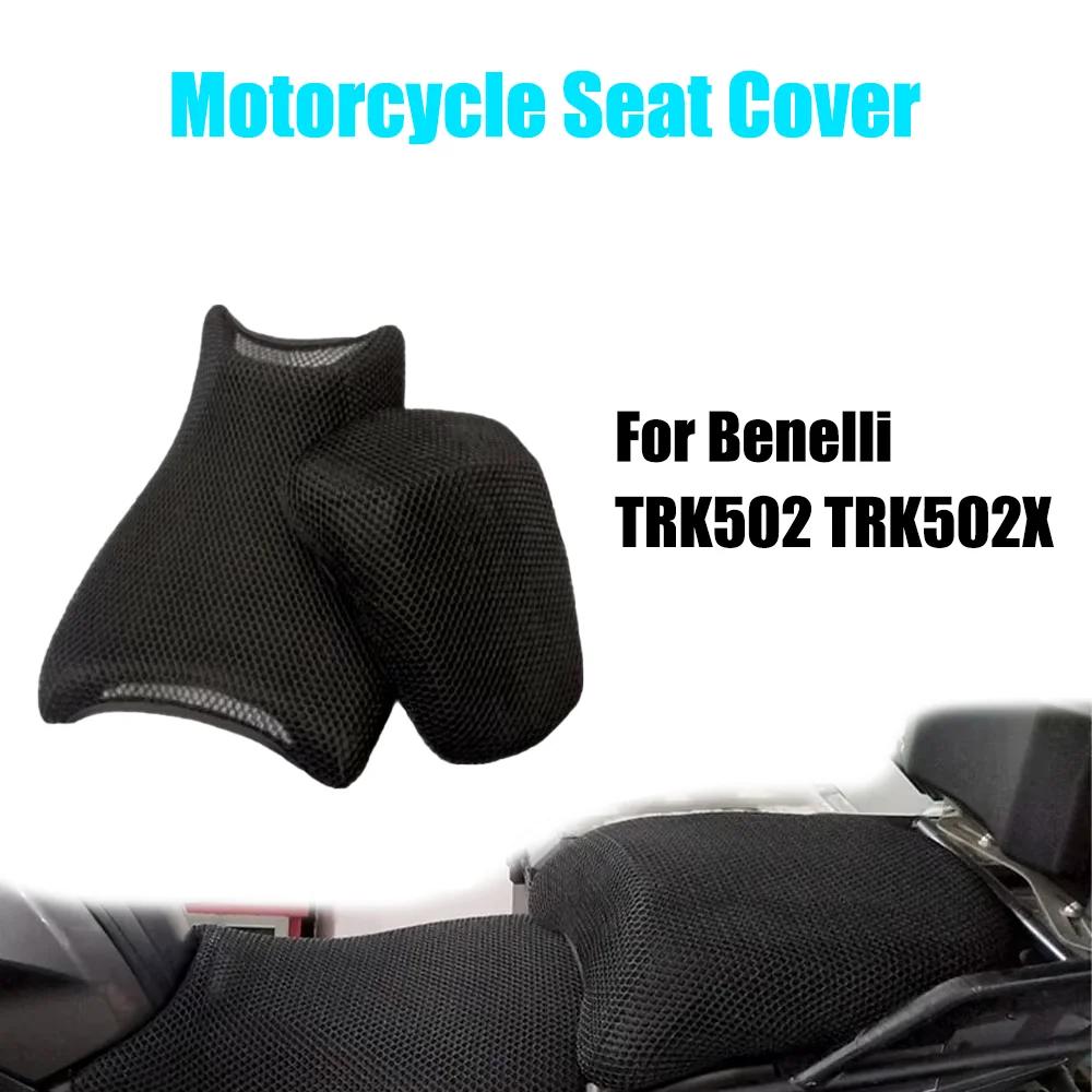 

For Benelli TRK502 TRK502X TRK 502X 502 X Motorcycle Mesh Seat Cover Non-Slip Insulation Breathable Waterproof Dustproof Cushion