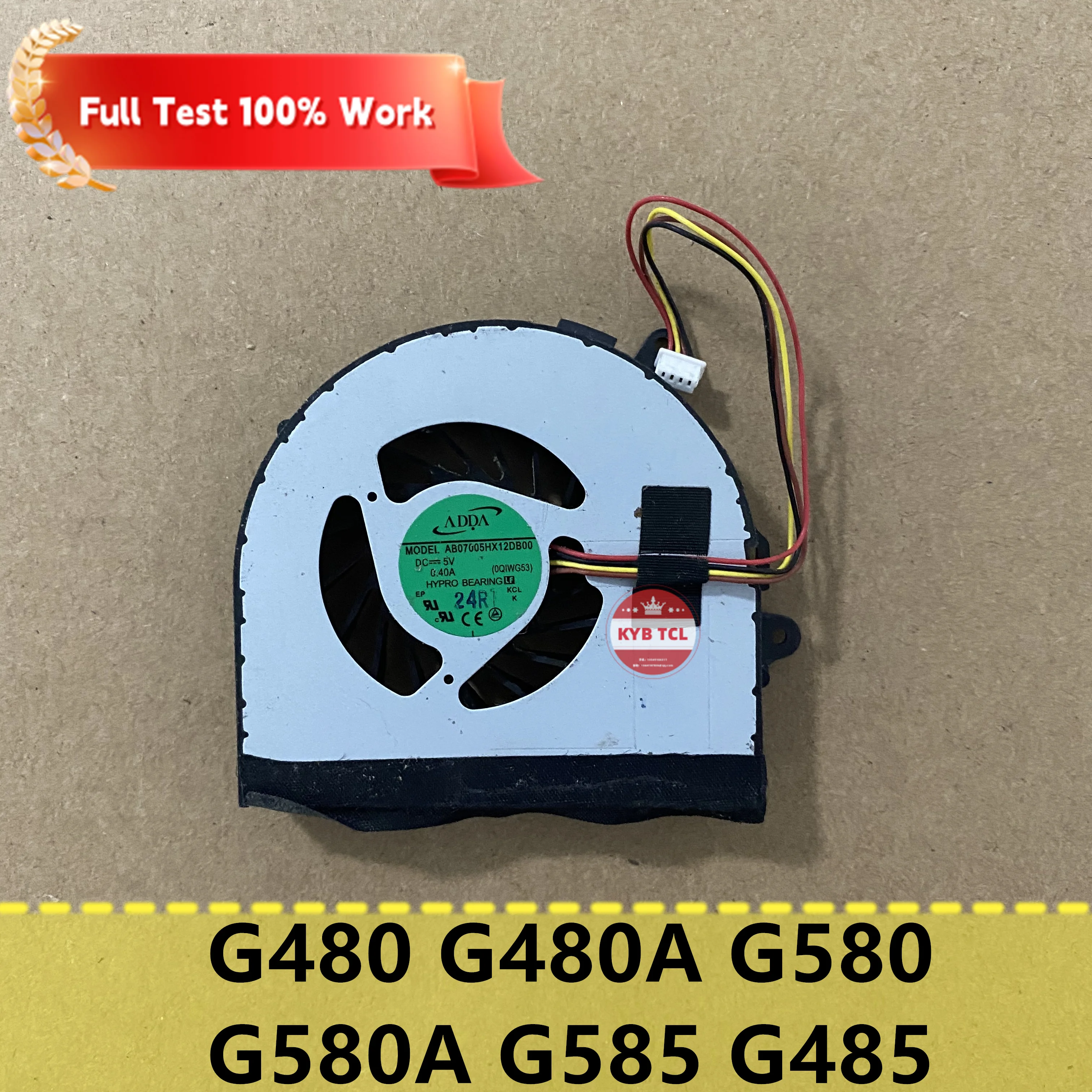 For Lenovo G480 G480A G480AH G480AM G580 G580A G585 G485 Laptop CPU Cooling Fan Notebook AB07005HX12DB00