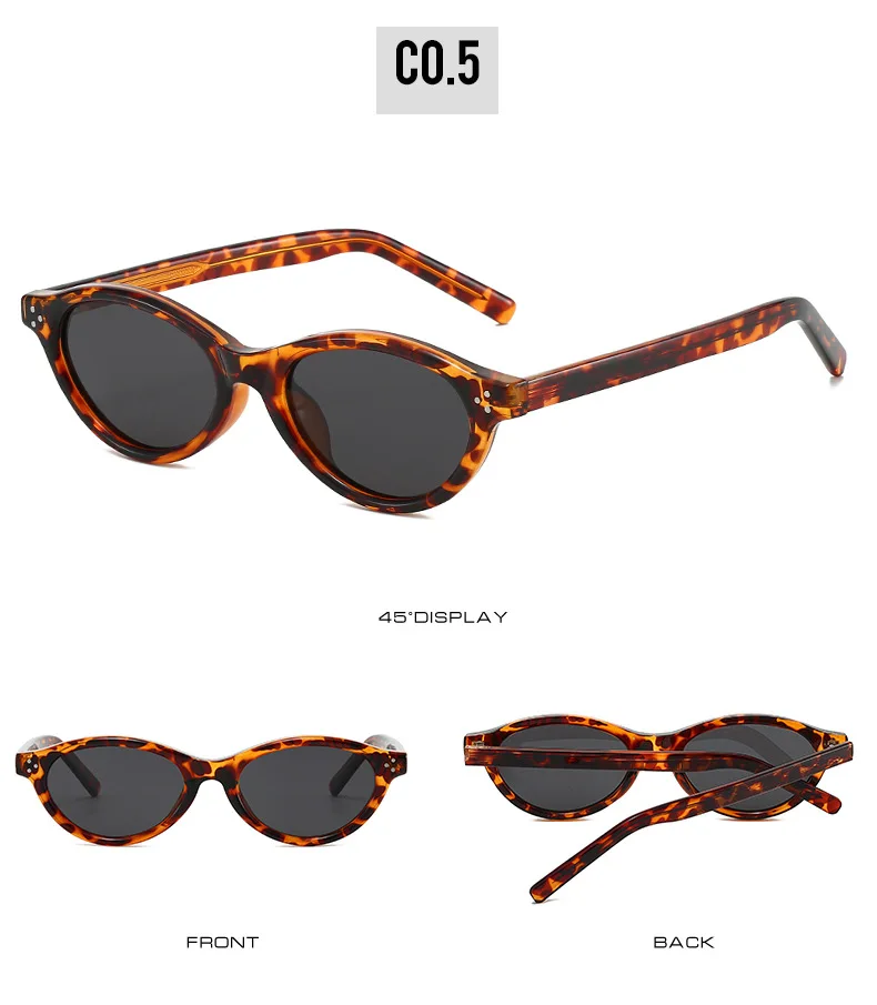 Neue Retro Kleine Sonnenbrille Frauen Polarisierte Fahren Gläser Marke Designer TAC Casual Shades Cat Eye Stile – Detail 13
