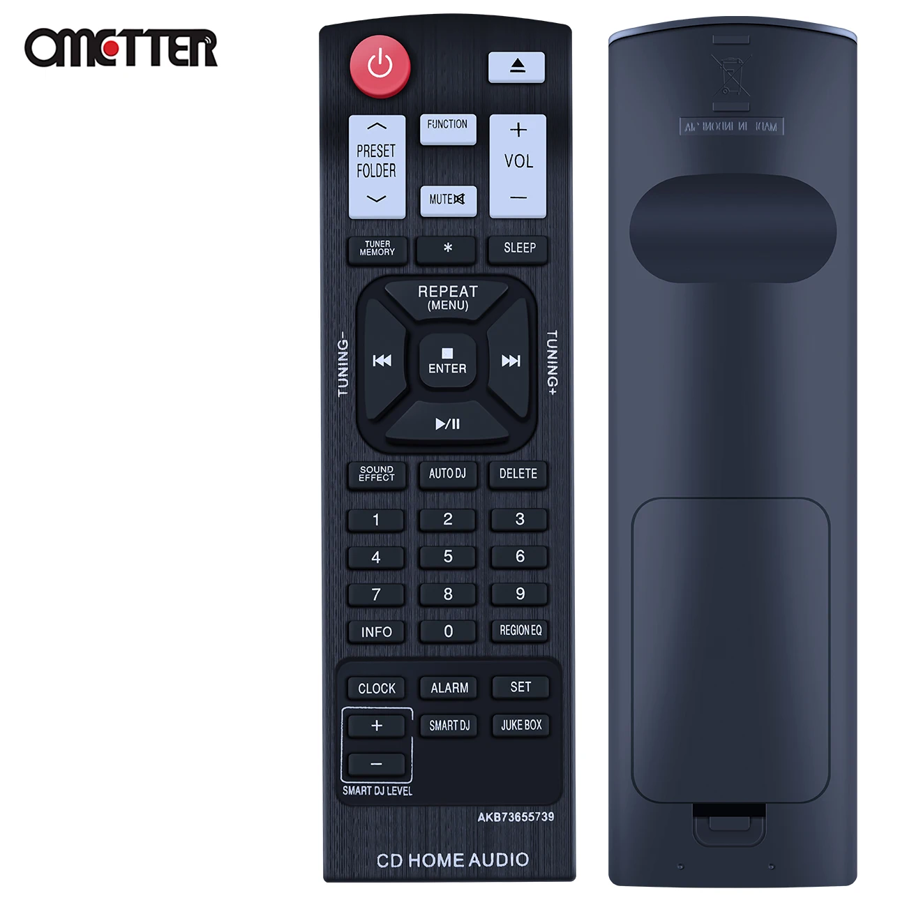 Telecomando muslimex adatto per LG Home Audio Stereo Mini sistema hi-fi CM4550 CM8430 CM9940 CMS4340 CMS4540 OM5541 OM7550