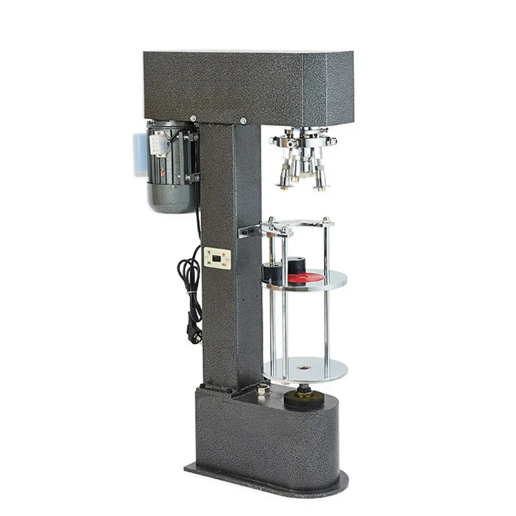 China Manufacturer semi auto glass wine drink bottle sealing machine Hot sale aluminum metal capping sealing machine price